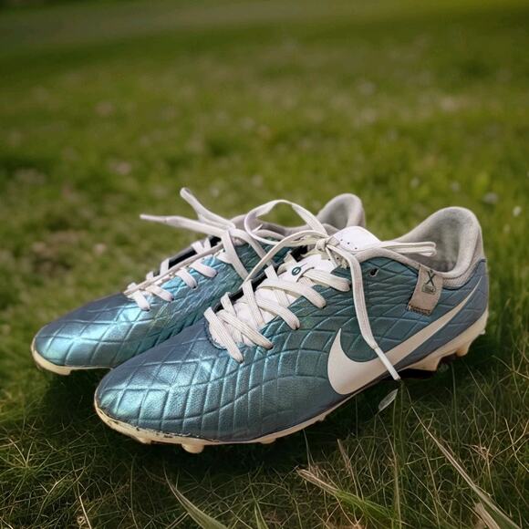 Nike Legend 10 Academy FG/MG 30 Emerald Teal FQ3243-300 Mens Sz 7 Soccer Cleats main image 7
